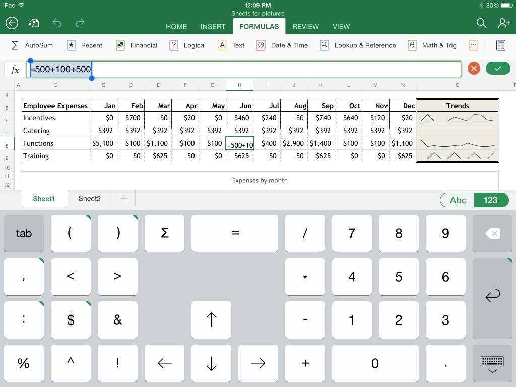 Excel Spreadsheet For Ipad With Regard To Excel For Ipad: The Macworld Review  Macworld