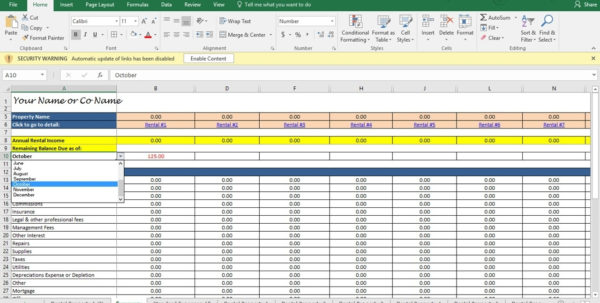 Excel Spreadsheet For Landlords With Landlord Accounting Spreadsheet ...