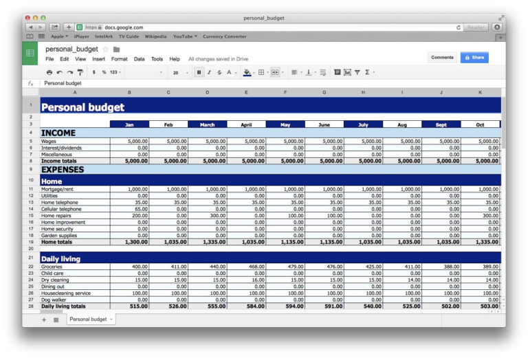 excel spreadsheets for mac free