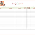 Excel Spreadsheet For Wedding Guest List Throughout Guest List Template Excel Beautiful Wedding Bud Excel Spreadsheet
