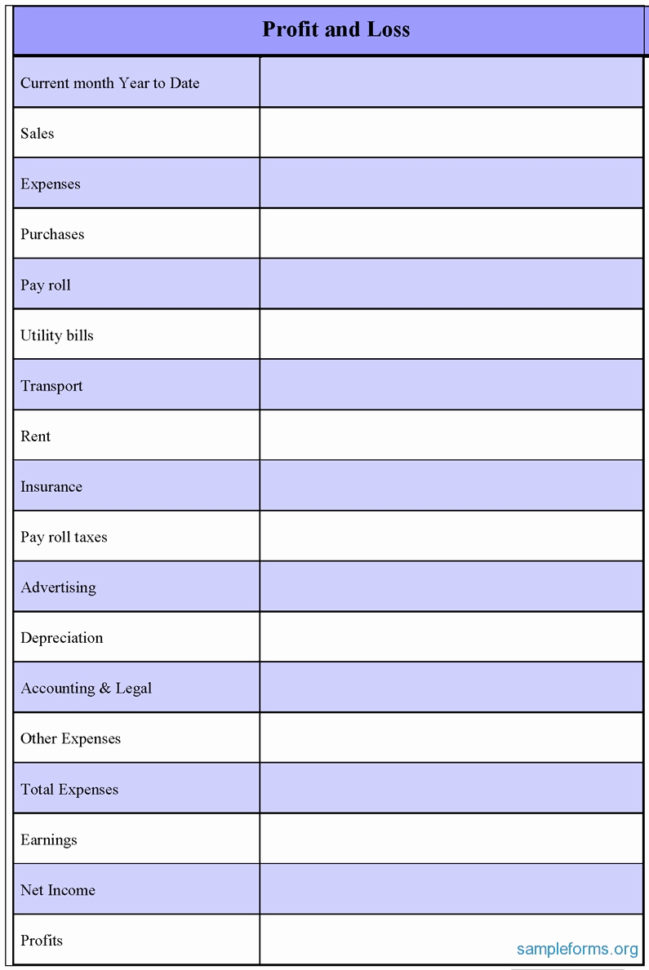 Excel Spreadsheet Form For Profit Loss Statement Form Profit Loss Spreadsheet Templates Excel
