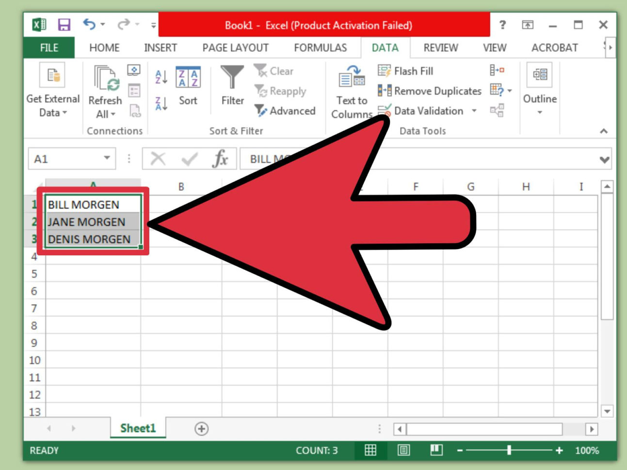 Excel Spreadsheet In Italiano Throughout 4 Ways To Change From Lowercase To Uppercase In Excel  Wikihow