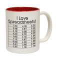 Excel Spreadsheet Mug In I Heart Spreadsheets Mug 2018 Budget Spreadsheet Excel Spreadsheet