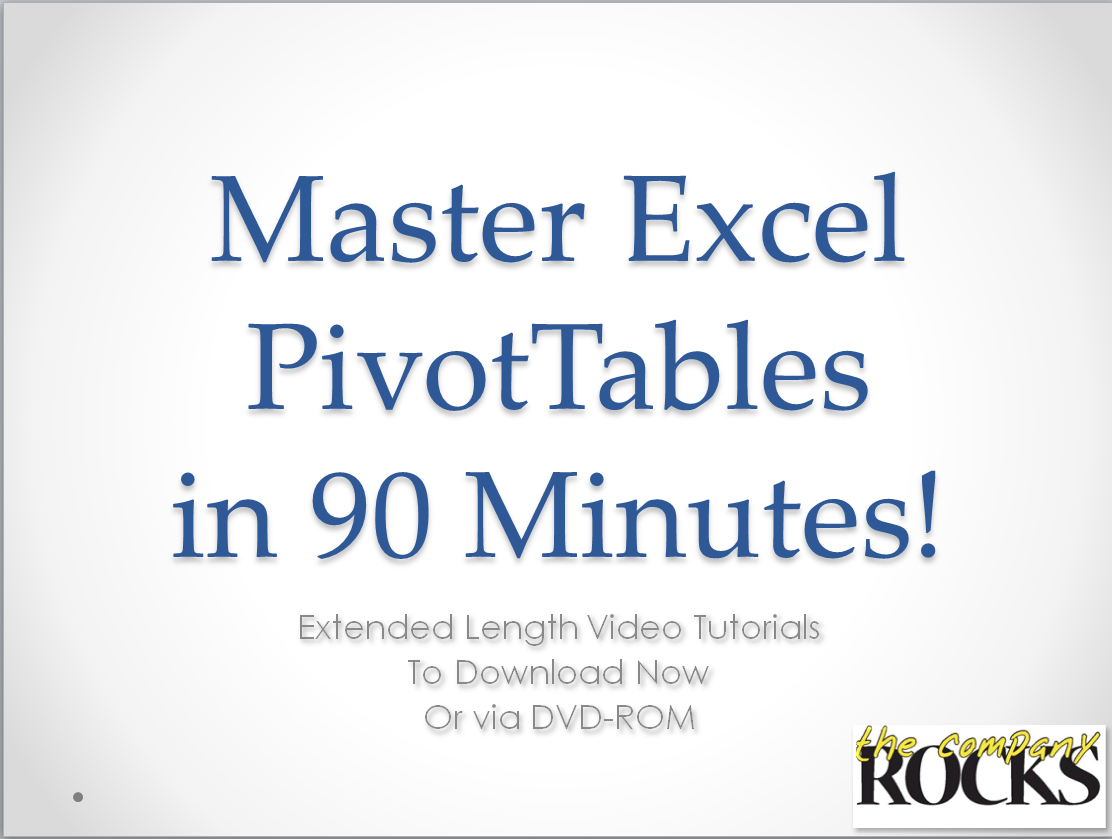 Excel Spreadsheet Practice Pivot Tables with Excel Pivot Tables Video Training, Video Tutorials For Excel Pivot
