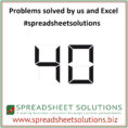 Excel Spreadsheet Problem Solving Inside 40 Problems Solved  Spreadsheet Solutions