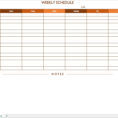 Excel Spreadsheet Schedule Template Intended For Free Work Schedule Templates For Word And Excel