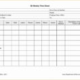 Excel Spreadsheet Template For Timesheet Intended For 025 Weekly Timesheet Template Excel Lovely Employee Timecard Best