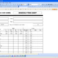 Excel Spreadsheet Template For Timesheet Throughout Excel Timecard Template Best Of Funky Free Time Sheet Timesheet With