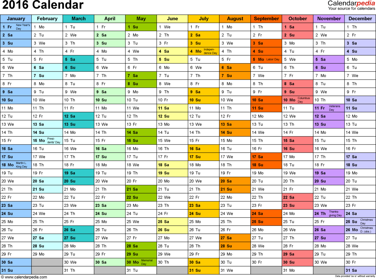 Excel Spreadsheet Templates Calendar With Regard To 2016 Calendar  Download 16 Free Printable Excel Templates .xlsx