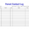 Excel Spreadsheet Templates For Teachers For Parent Contact Log Template Pdf Excel Teacher Communication Autism