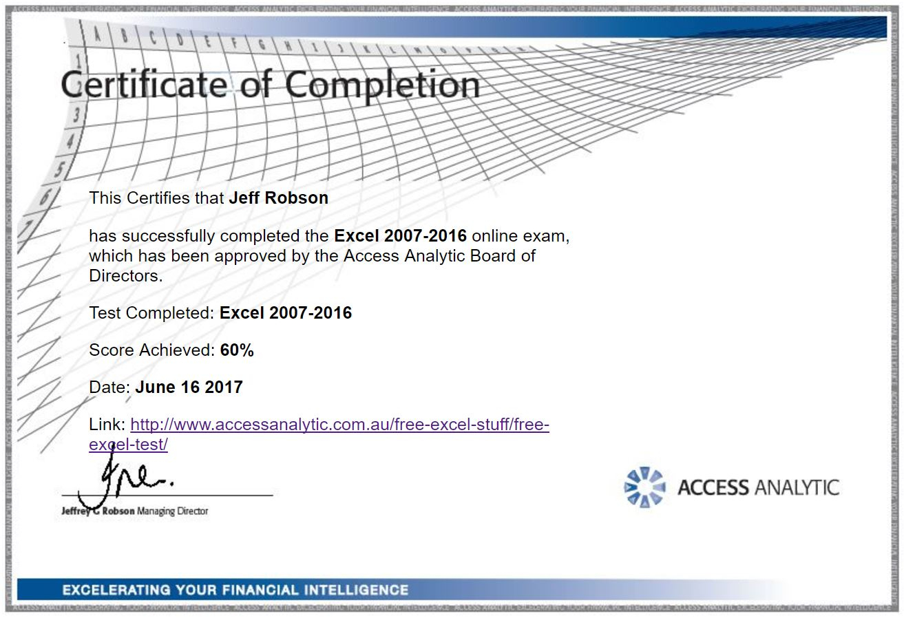 Excel Spreadsheet Test Free Regarding Free Excel Test  Access Analytic