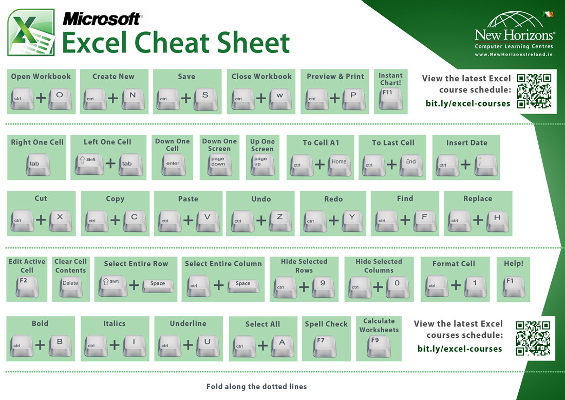 Excel Spreadsheet Tips Throughout Excel Cheat Sheet  Album On Imgur