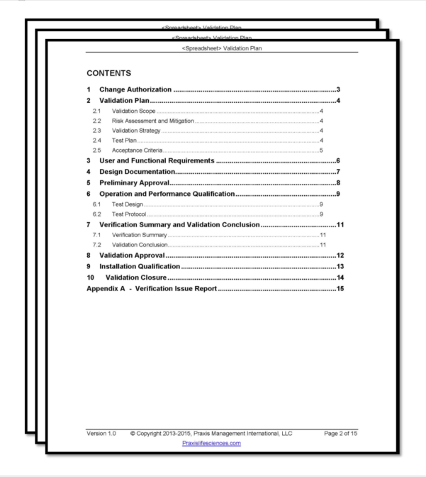 Excel Spreadsheet Validation Protocol Template — db-excel.com