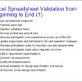 Excel Spreadsheet Validation With Validation And Use Of Exce Spreadsheets In Regulated Environments