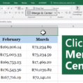 Excel Spreadsheets For Beginners Inside How To Merge Cells In Excel For Beginners Update: January 2019