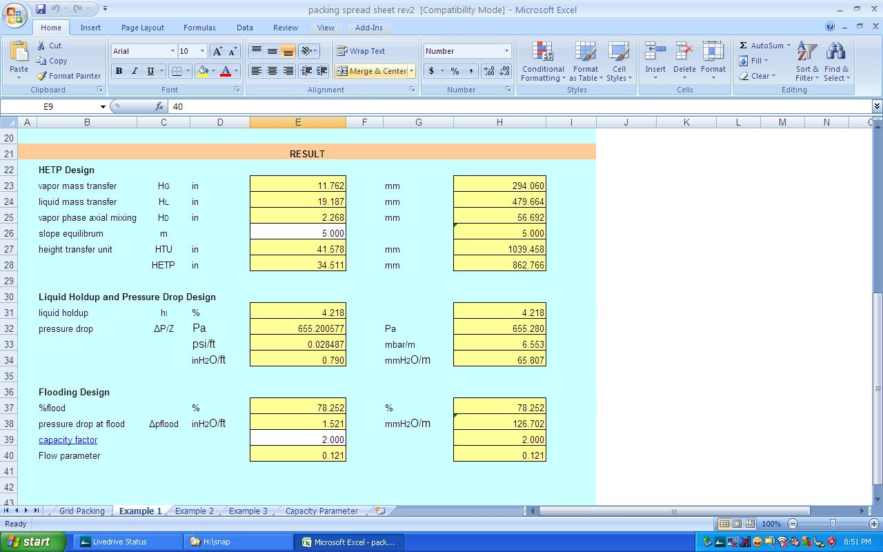 Excel Spreadsheets For Piping Calculations Within Heat Exchanger Design: Heat Exchanger Design Calculations Excel Sheet