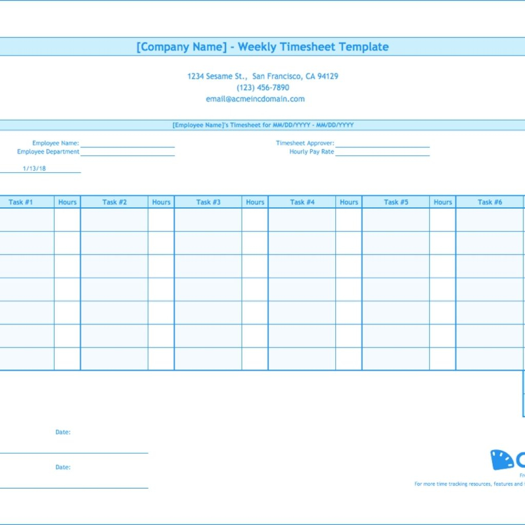 clicktime timesheet template