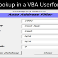 Excel Vba Spreadsheet In Userform With Regard To Excel Vba Userform Vlookup  Online Pc Learning