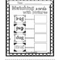 Exercise Spreadsheet With Teaching A Child To Read Worksheets Cvc Word Short U Exercise