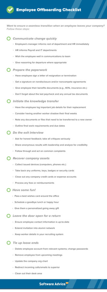Exit Interview Tracking Spreadsheet Regarding Employee Offboarding Checklist: A Guide To Graceful Exits