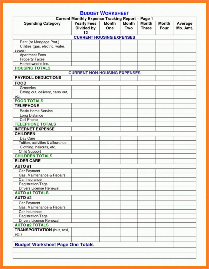 Expenditure Spreadsheet for Business Expenditure Spreadsheet Expense Template Free Budget Xls
