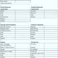 Expense And Profit Spreadsheet In Church Expenses Template And Income Expense Statement With Budgets