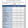 Family Reunion Payment Spreadsheet With Regard To Sample Household Budget Sheet Simple Personal Monthly Worksheet