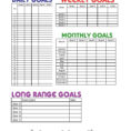 Family Reunion Payment Spreadsheet Within New Year Goal Setting Tips {Free Printable}