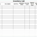 Family Reunion Spreadsheet With New Collection Of Printable Inventory Template
