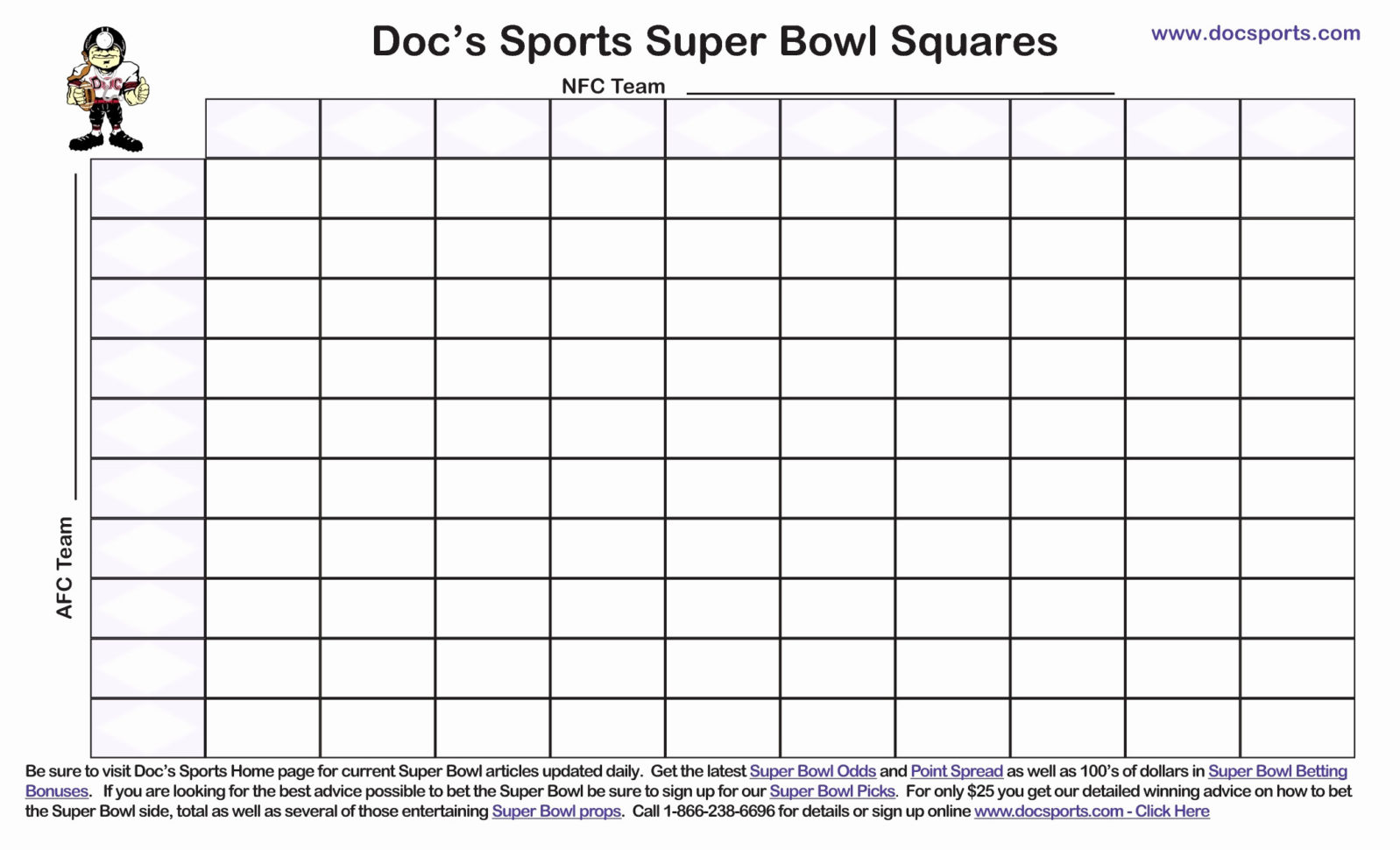 Fantasy Football Spreadsheet Template With Regard To Super Bowl Squares Template Excel  My Spreadsheet Templates