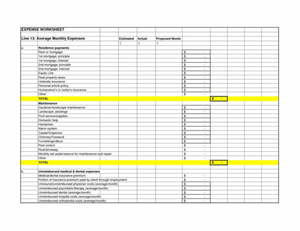 Farm Expenses Spreadsheet — db-excel.com