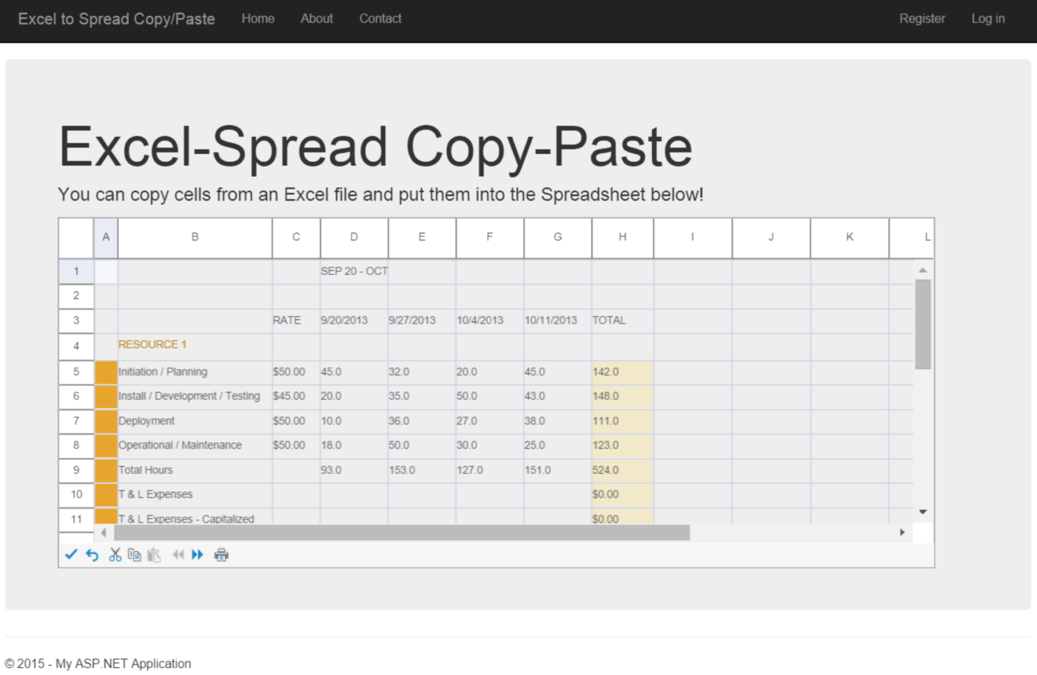 Farpoint Spreadsheet Intended For Spreadasp Excel Copy/paste