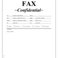 Fax Spreadsheet In Fax Sample Cover Sheet Template Printable Page Confidential 67279