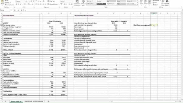 Financial Analysis Spreadsheet — db-excel.com