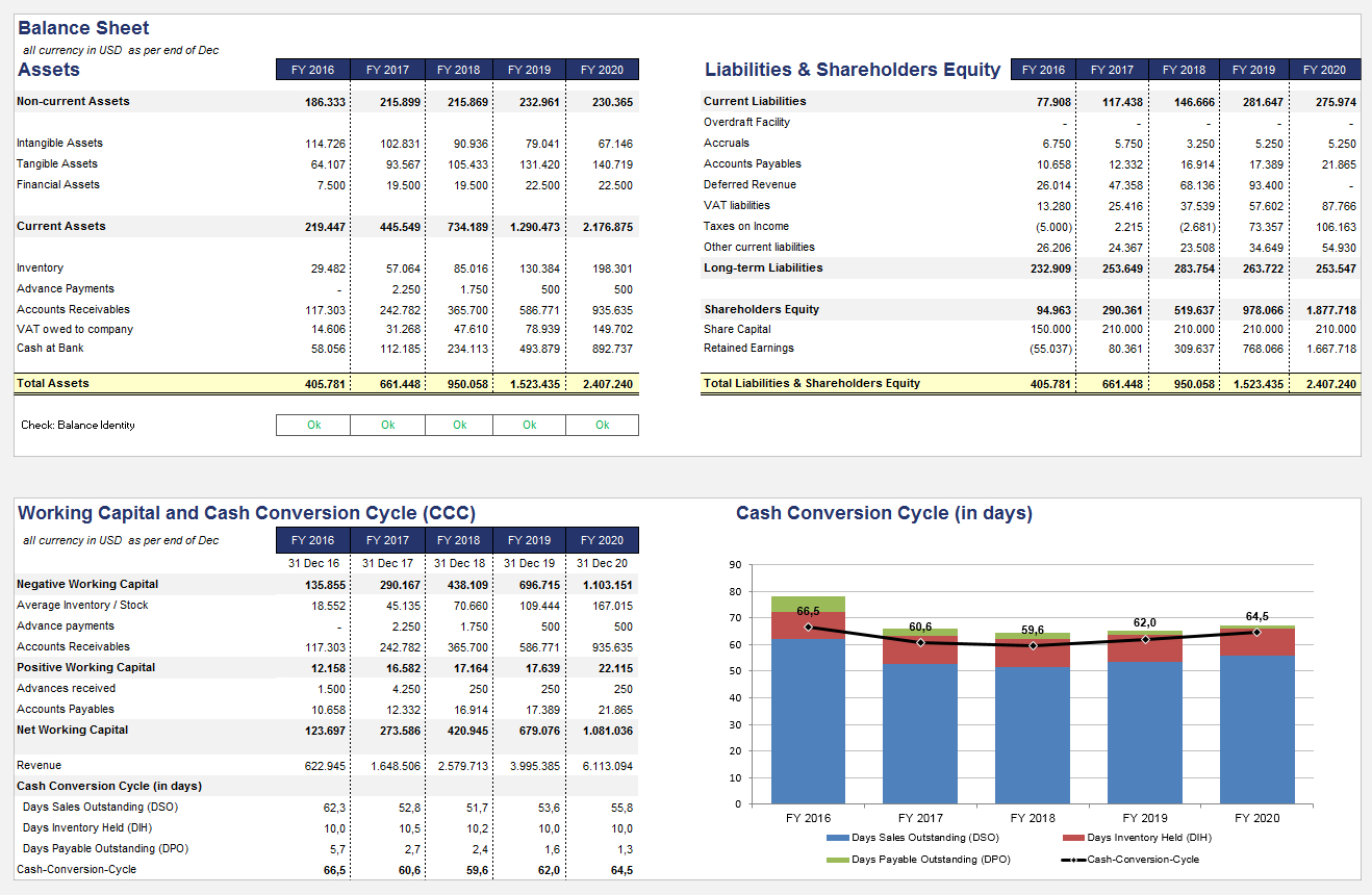 Financial Model Excel Spreadsheet —