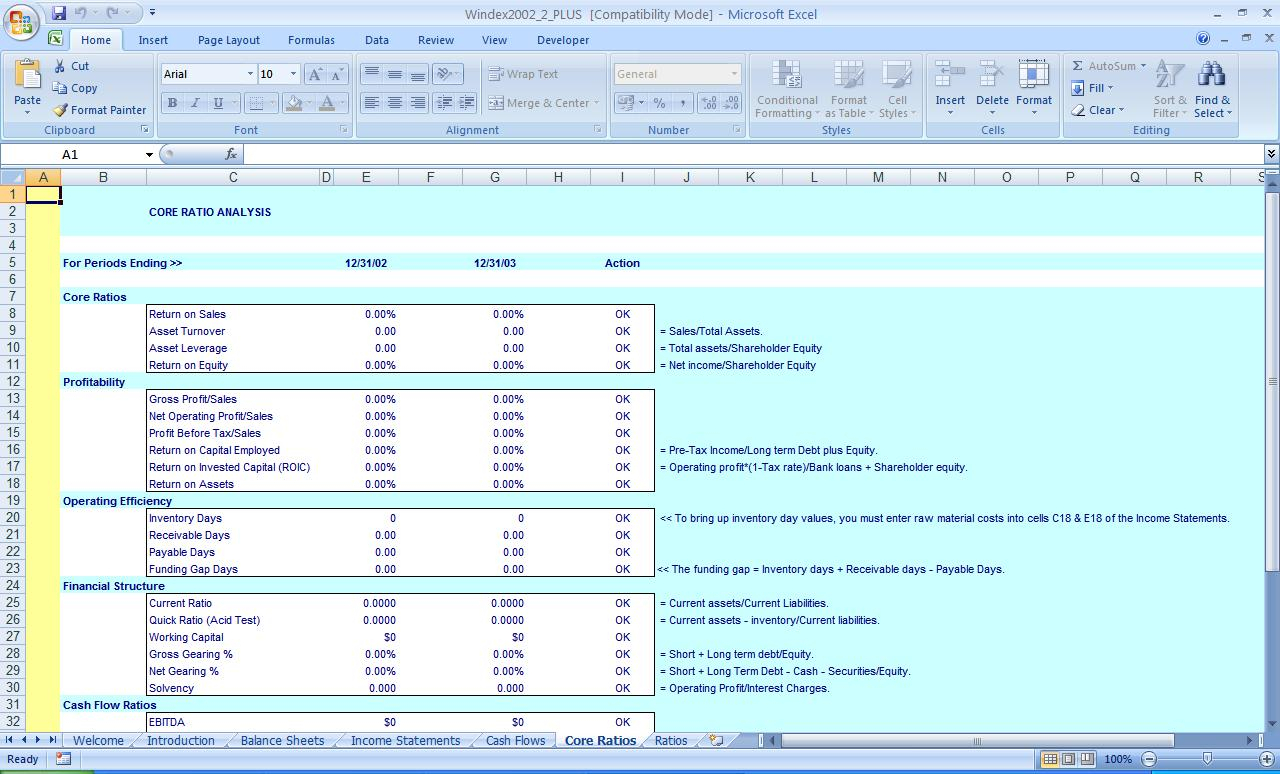 Financial Ratios Spreadsheet Intended For Financial Ratios Excelsheet On Software Google  Askoverflow