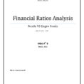 Financial Ratios Spreadsheet With Regard To Financial Analysis Report Samples Ratio Format Statement Example
