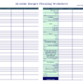 Financial Spending Spreadsheet With Regard To Financial Worksheet Template Monthly Excel Finance Spreadsheet