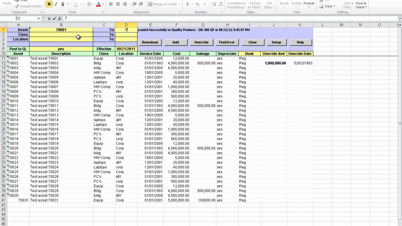 Fixed Asset Spreadsheet with regard to Fixed Asset Roll Forward Spreadsheet – Spreadsheet Collections