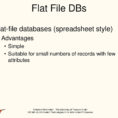 Flat File Database And Spreadsheets Within R. E. Wyllys Copyright © 2000R. E. Wyllys Last Revised 2003 Jun