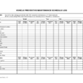 Fleet Inventory Spreadsheet With Fleet Maintenance Spreadsheet And Car Maintenance Checklist