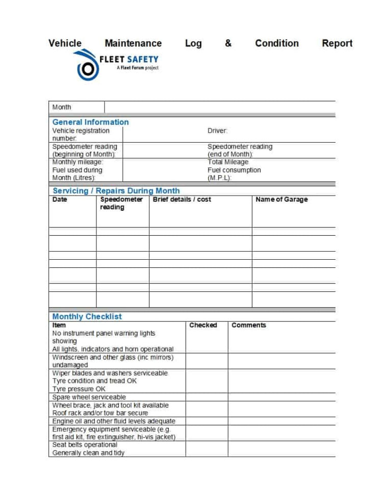 Fleet Management Spreadsheet Free Download Spreadsheet Downloa fleet ...