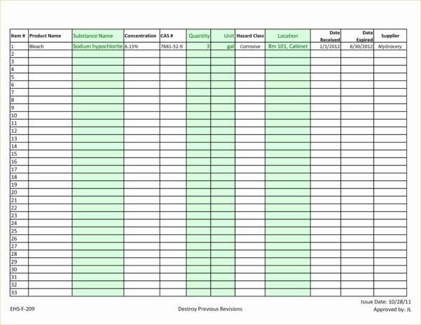 Food Storage Inventory Excel Spreadsheet — db-excel.com