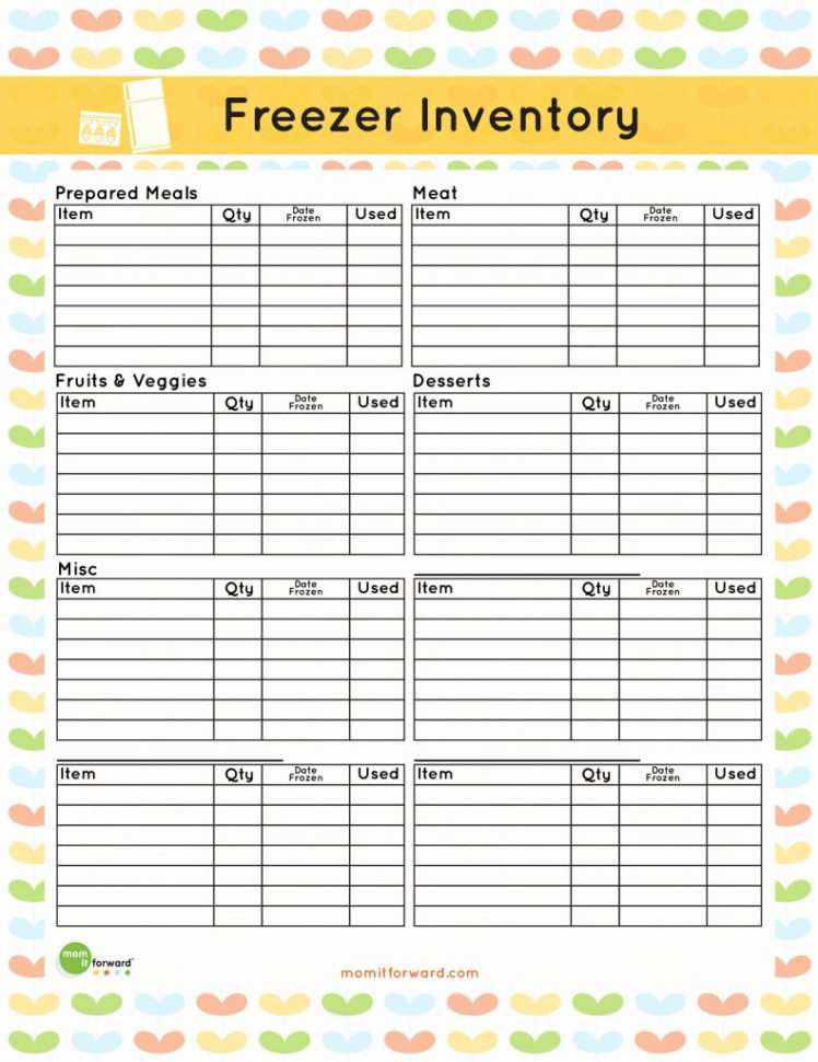 Food Storage Inventory Excel Spreadsheet Regarding Food Inventory Spreadsheet For Home Template Storage Cost Excel