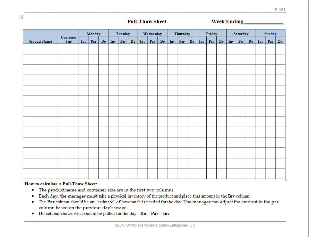 Food Waste Tracking Spreadsheet Db excel