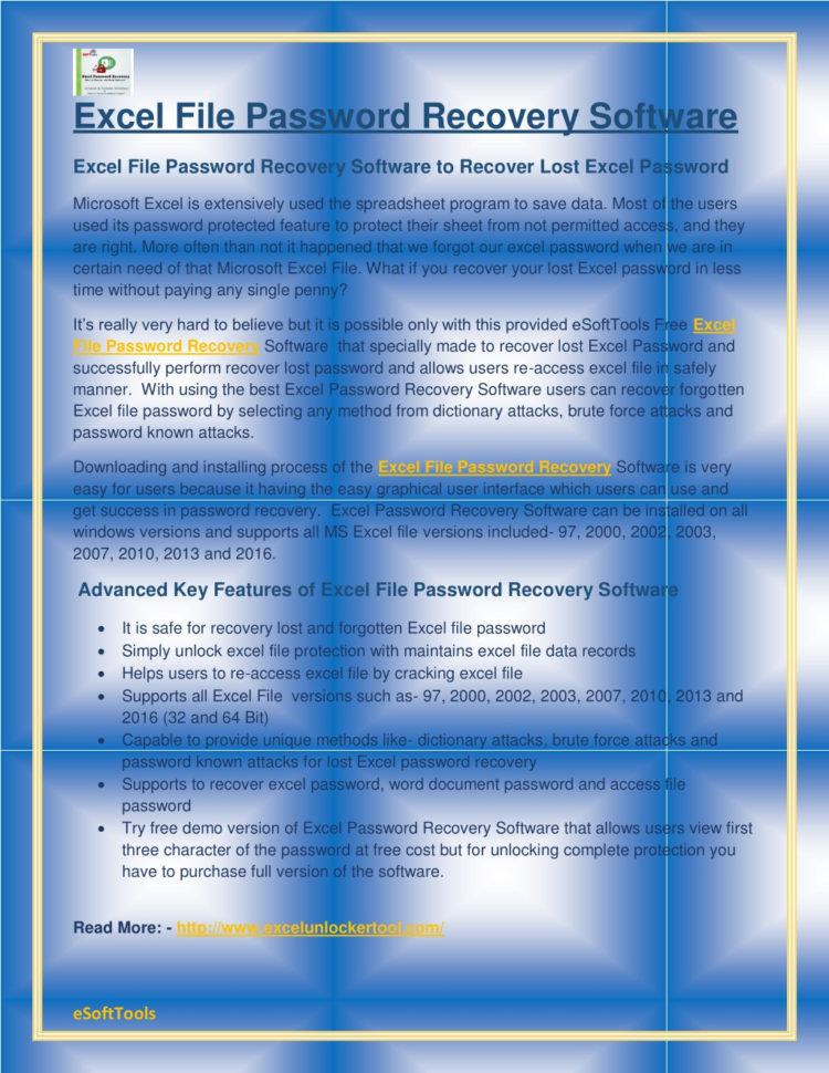 Forgot Password To Excel Spreadsheet With Regard To Ppt  Excel File Password Recovery Powerpoint Presentation  Id:7943402