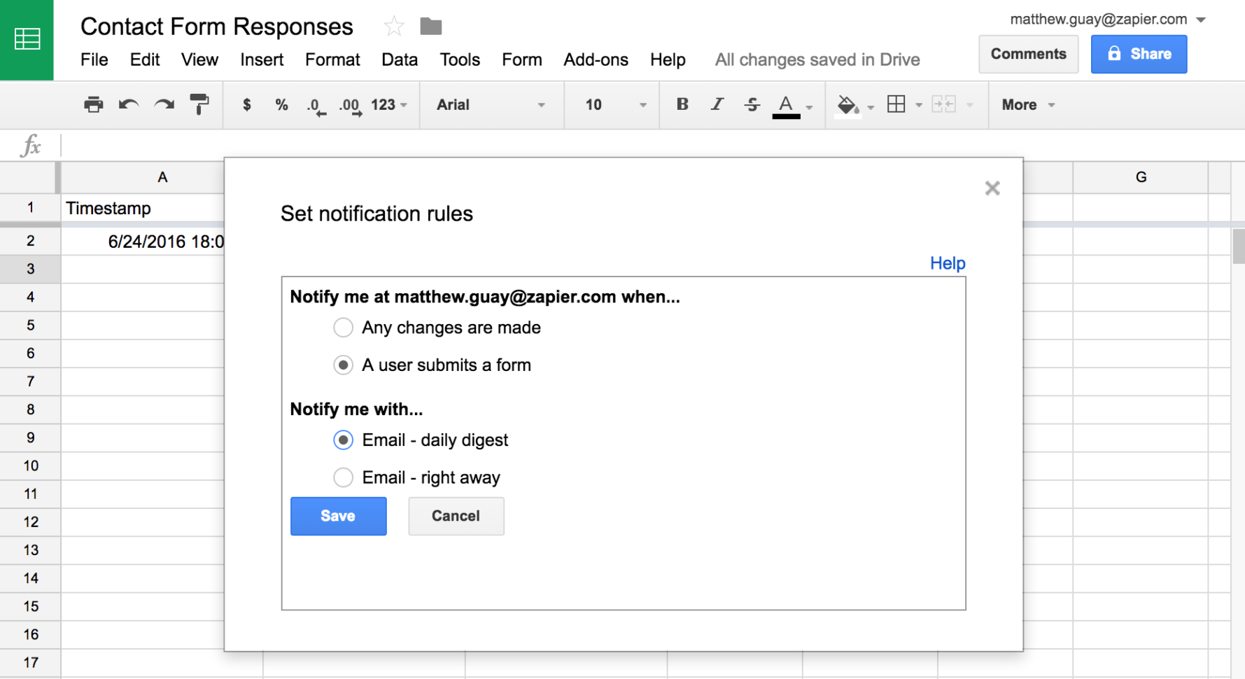 Forms Google Com Spreadsheet Within Google Forms Guide: Everything You Need To Make Great Forms For Free
