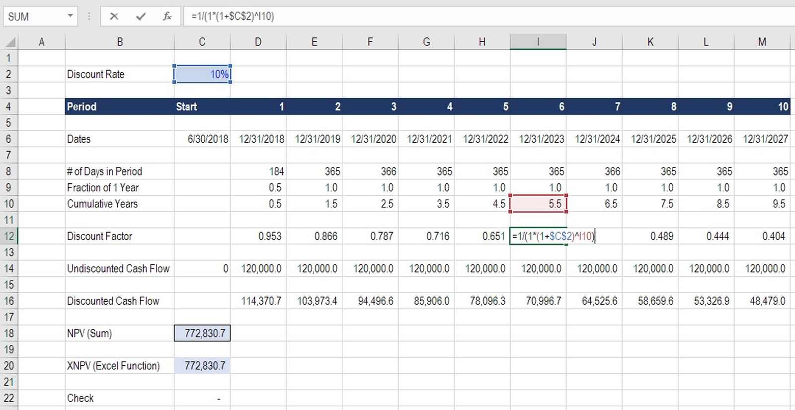 Forten Company Spreadsheet For Statement Of Cash Flows For Discount 