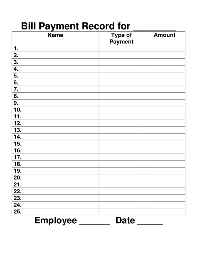 Free Bill Payment Spreadsheet Intended For Paid Bills Template 4 Bill Pay Calendar Templates Pdf Free Premium