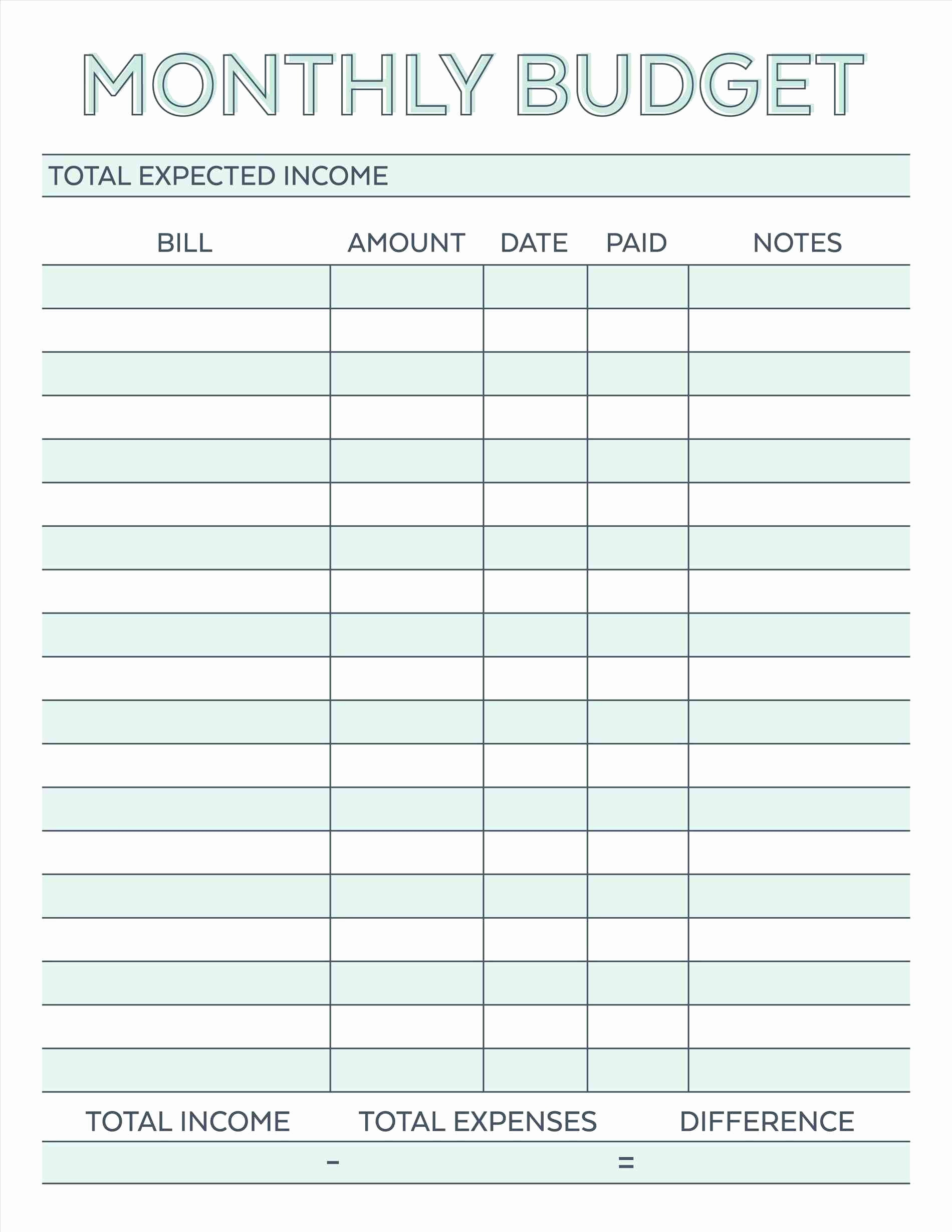 Free Bills Spreadsheet pertaining to Free Budget Spreadsheet Templates Bud Planner Planner Worksheet